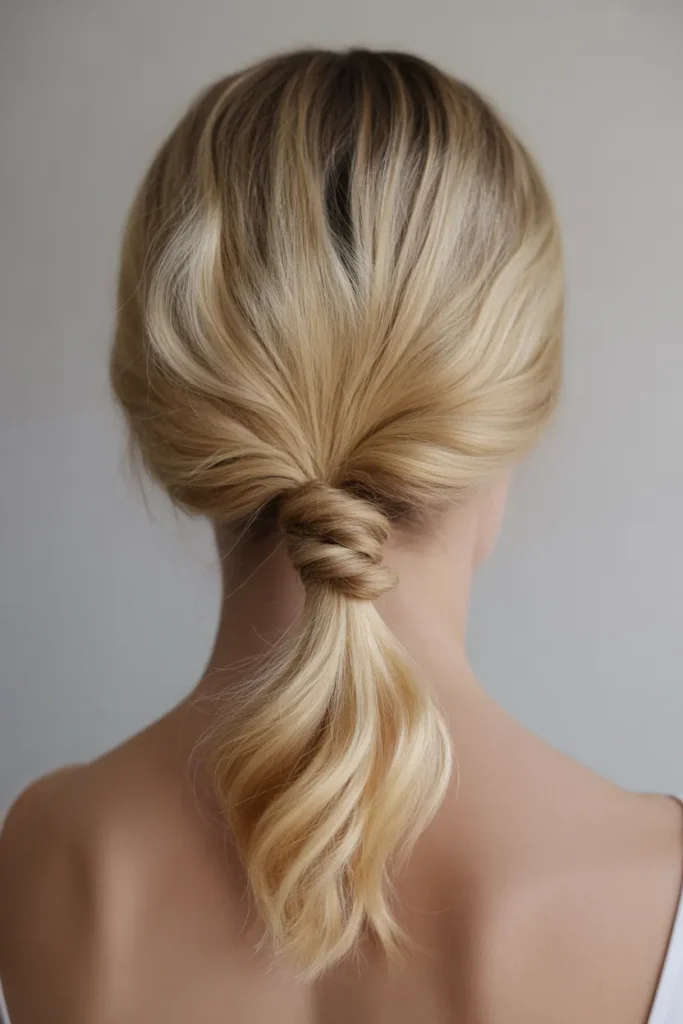 Twisted Base Ponytail