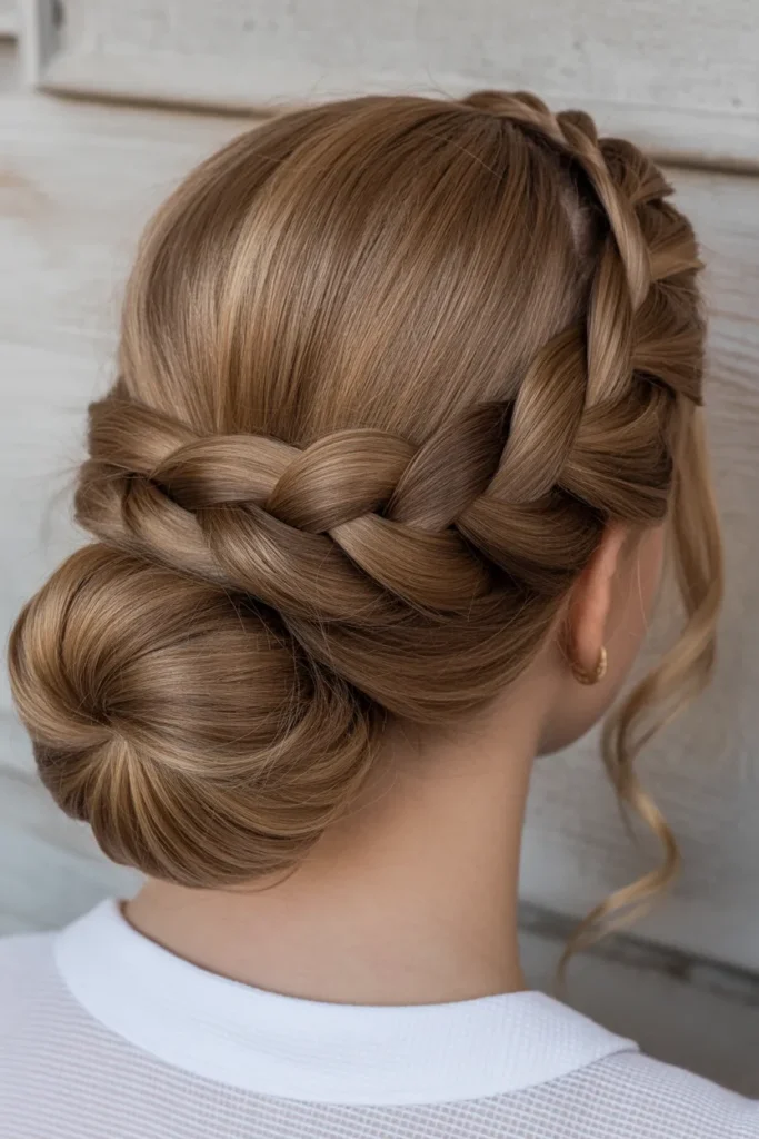 Twisted Braided Bun