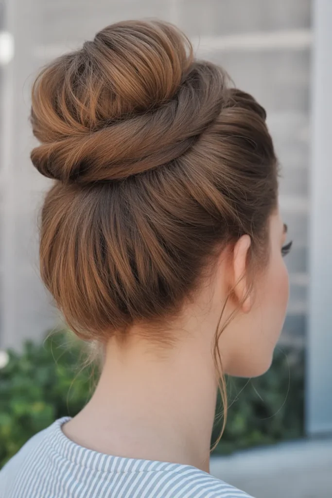 Twisted Crown Bun