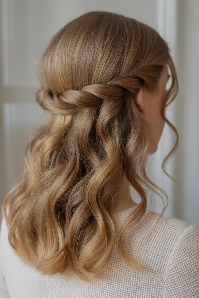 Twisted Half Updo