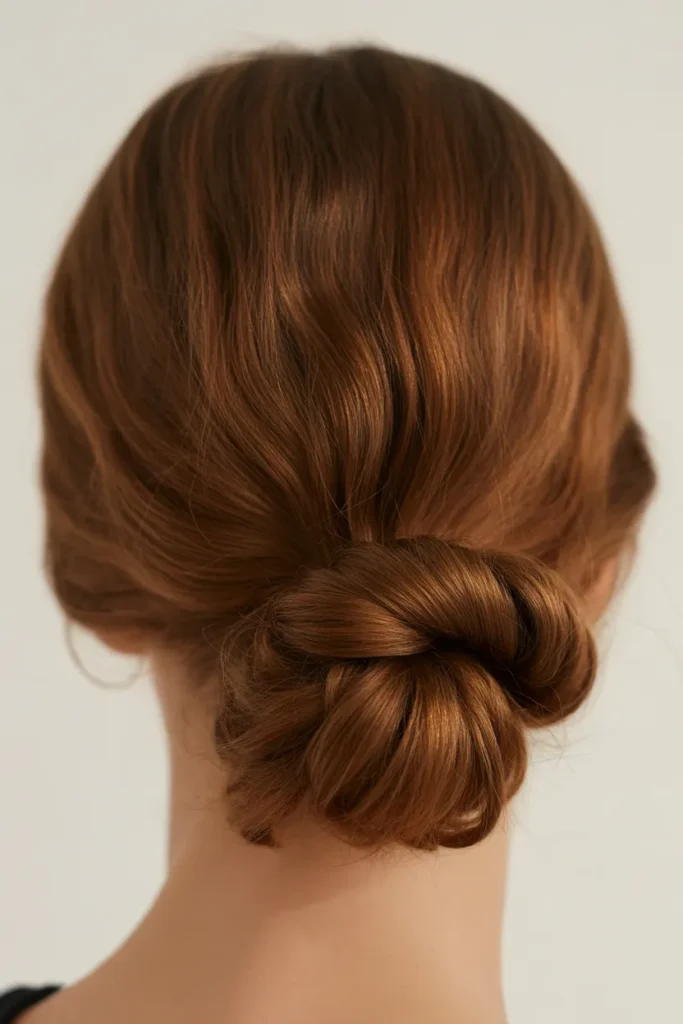 Twisted Low Bun