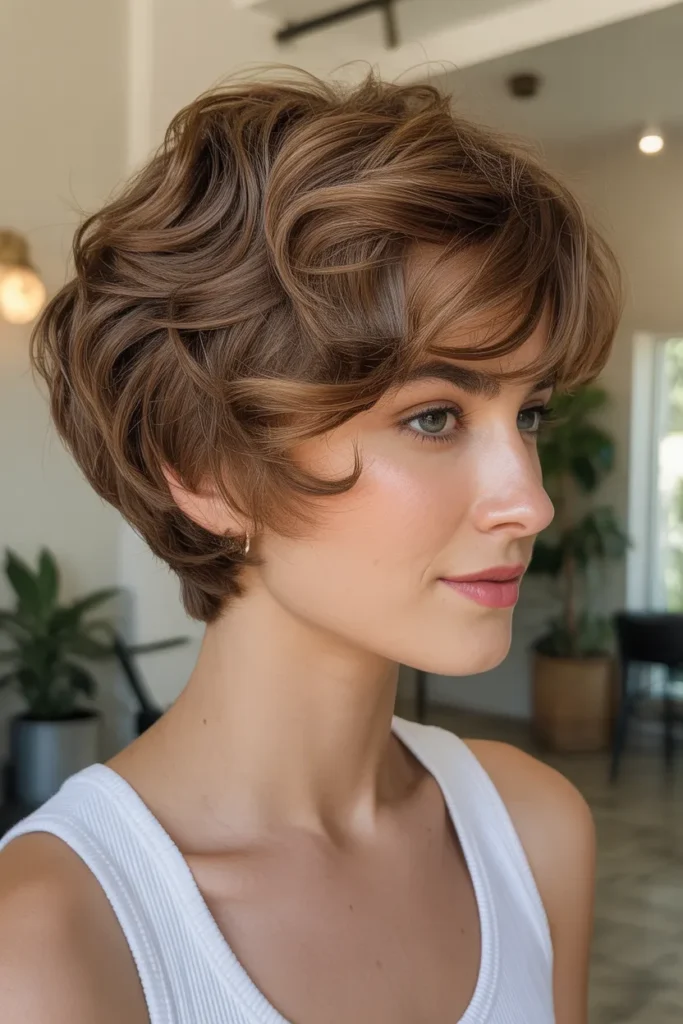 Wavy Layered Pixie