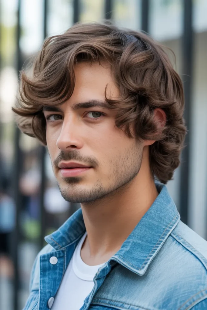 Wavy Textured Mullet