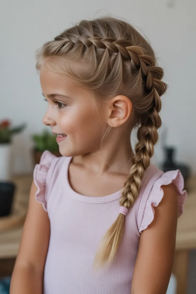 Zig-Zag Side Braid