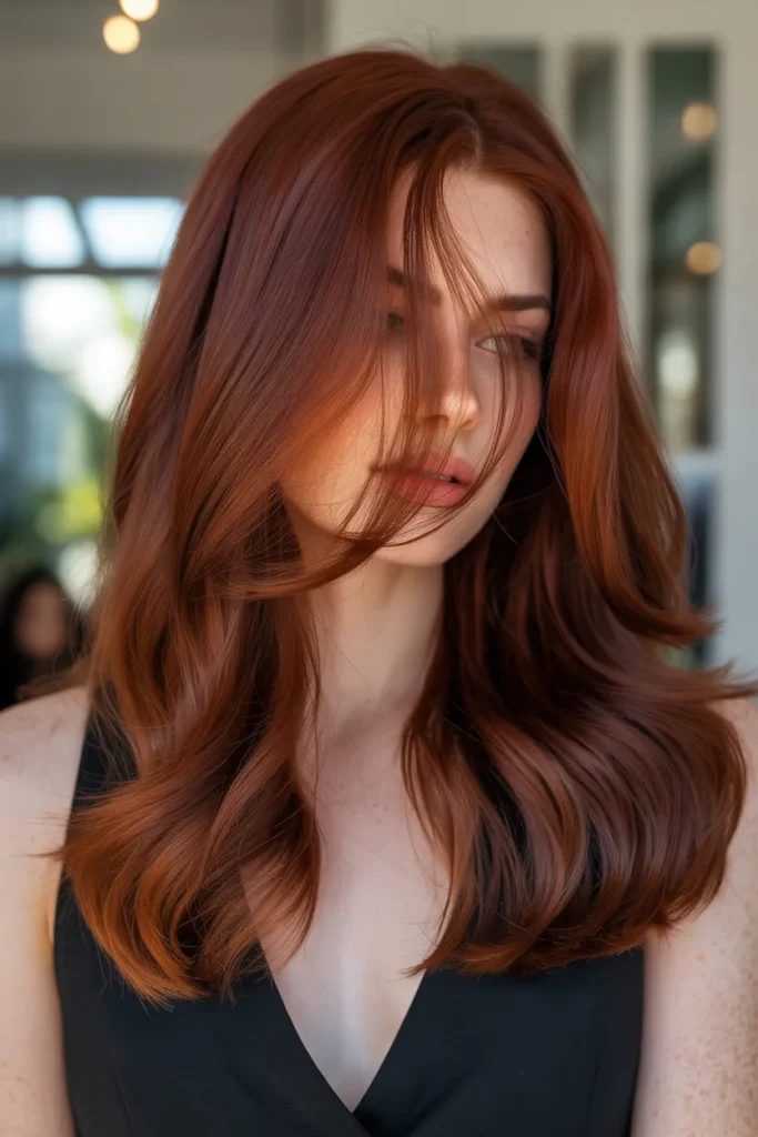 Classic Deep Auburn Hair Color
