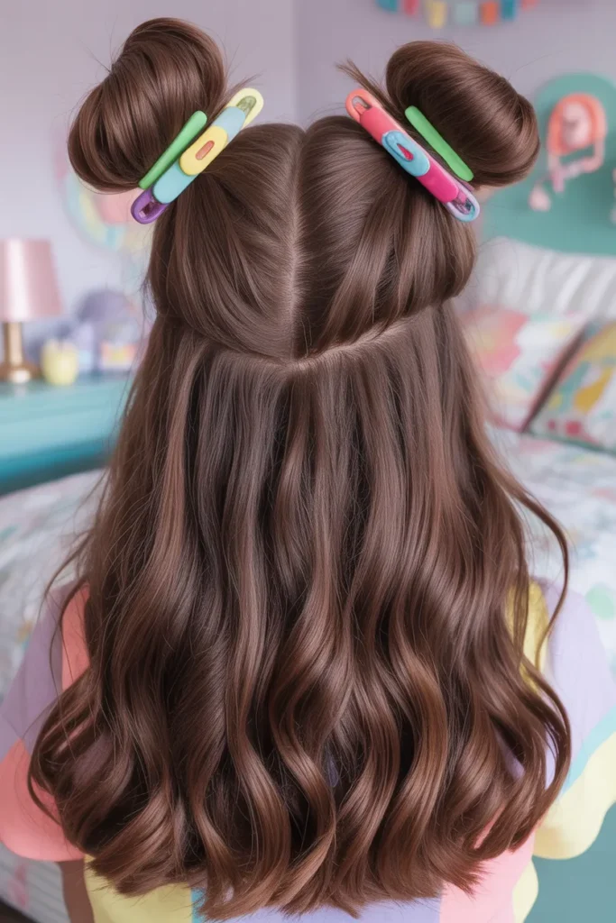 Accessorized Space Buns