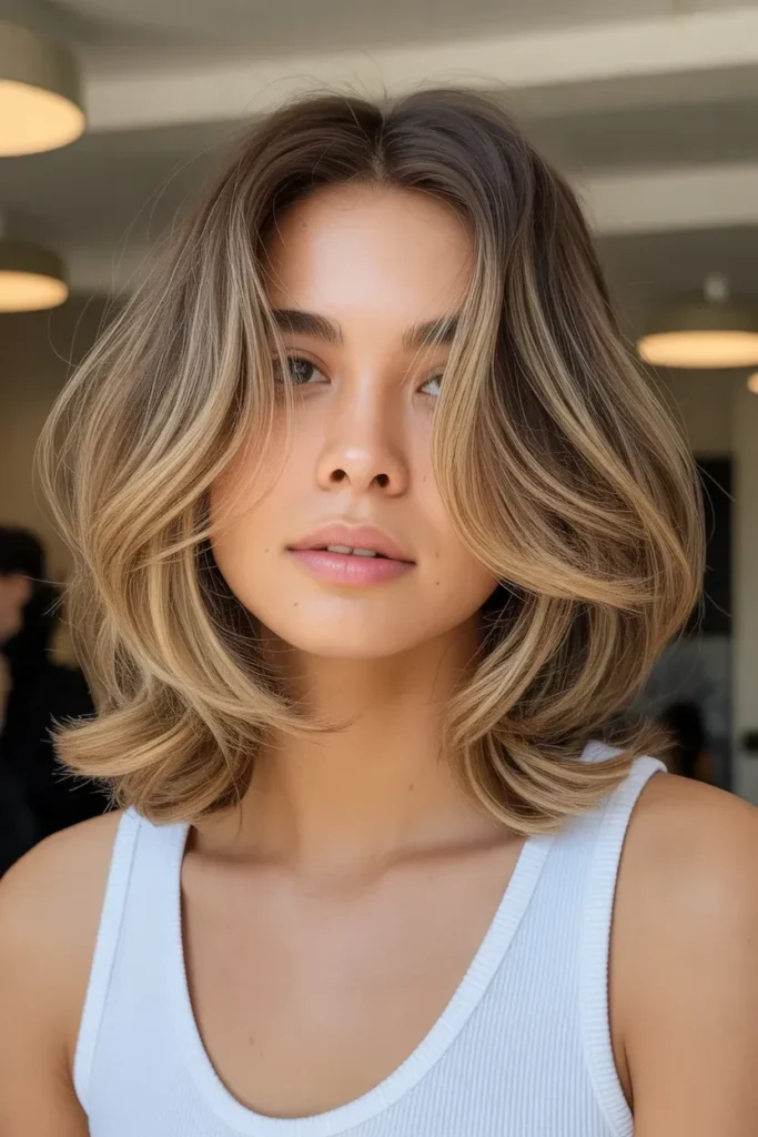 Airy Layered Mid Cut