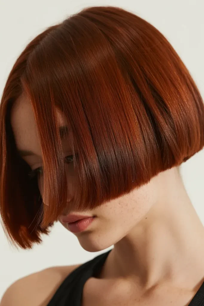 Auburn Blunt Bob