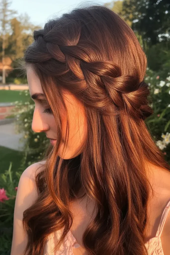 Auburn Braided Crown
