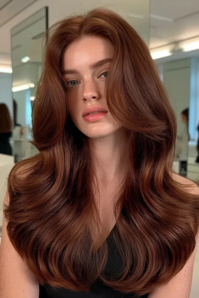 Auburn Glam Blowout