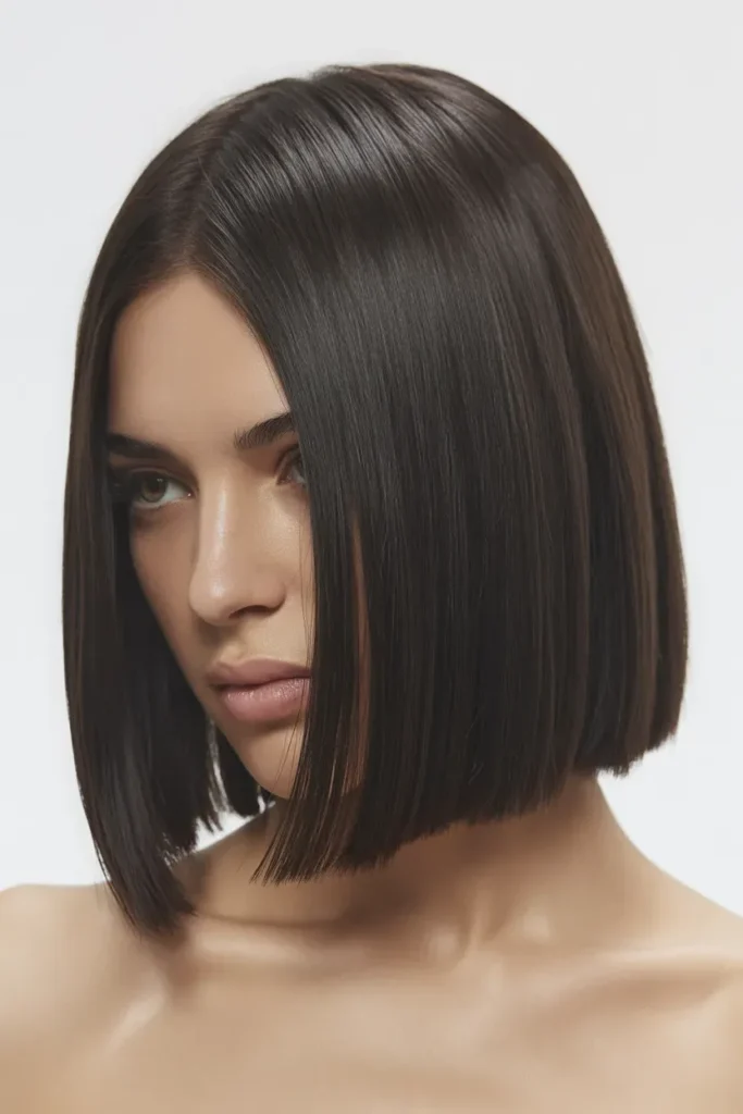 Blunt Cut Lob