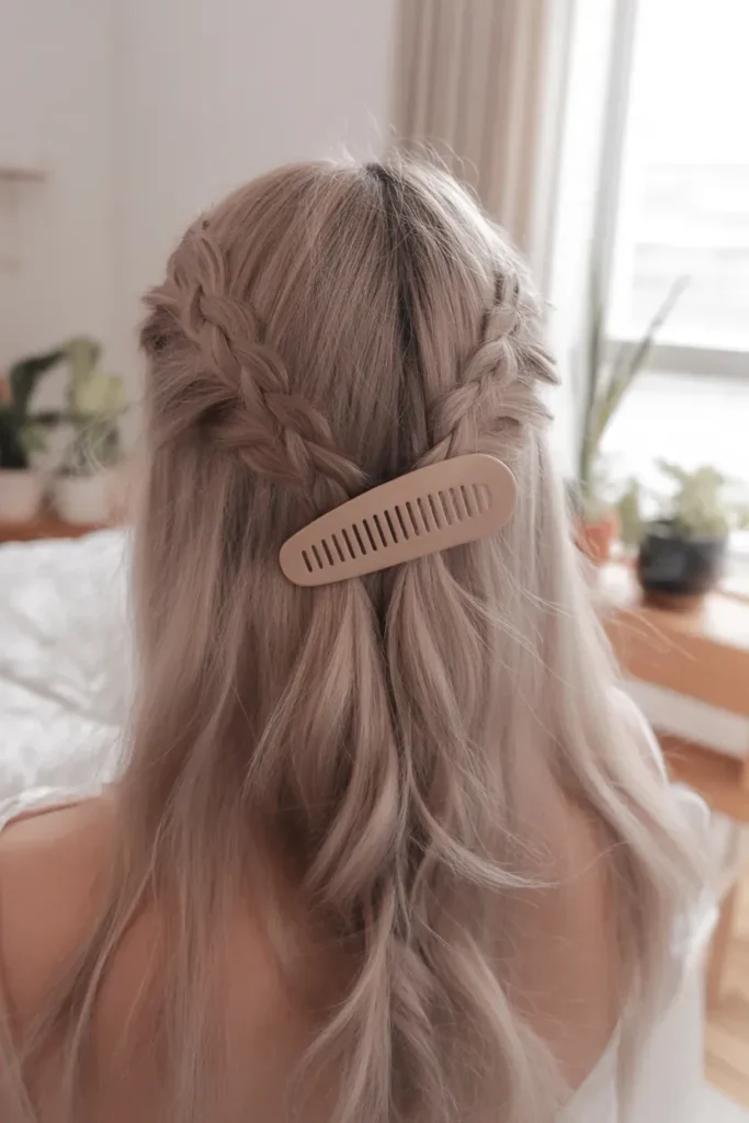 Braided Crown Clip