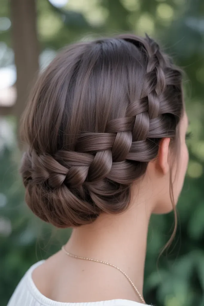 Braided Crown Style