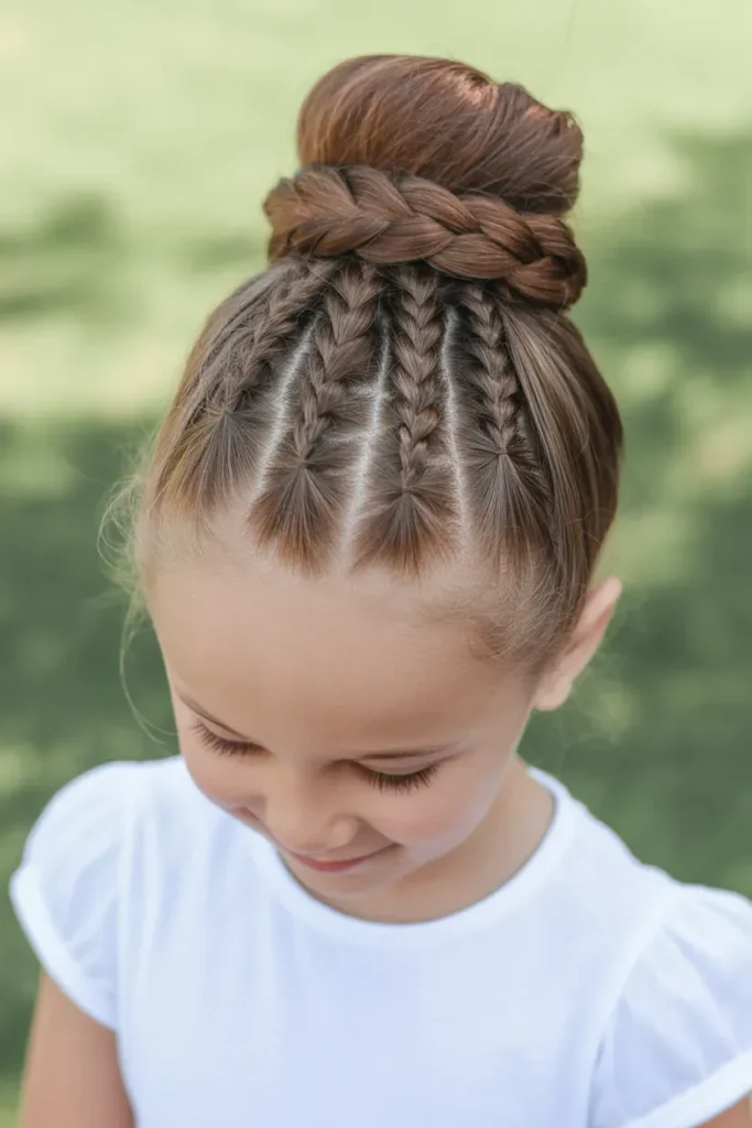 Braided High Bun