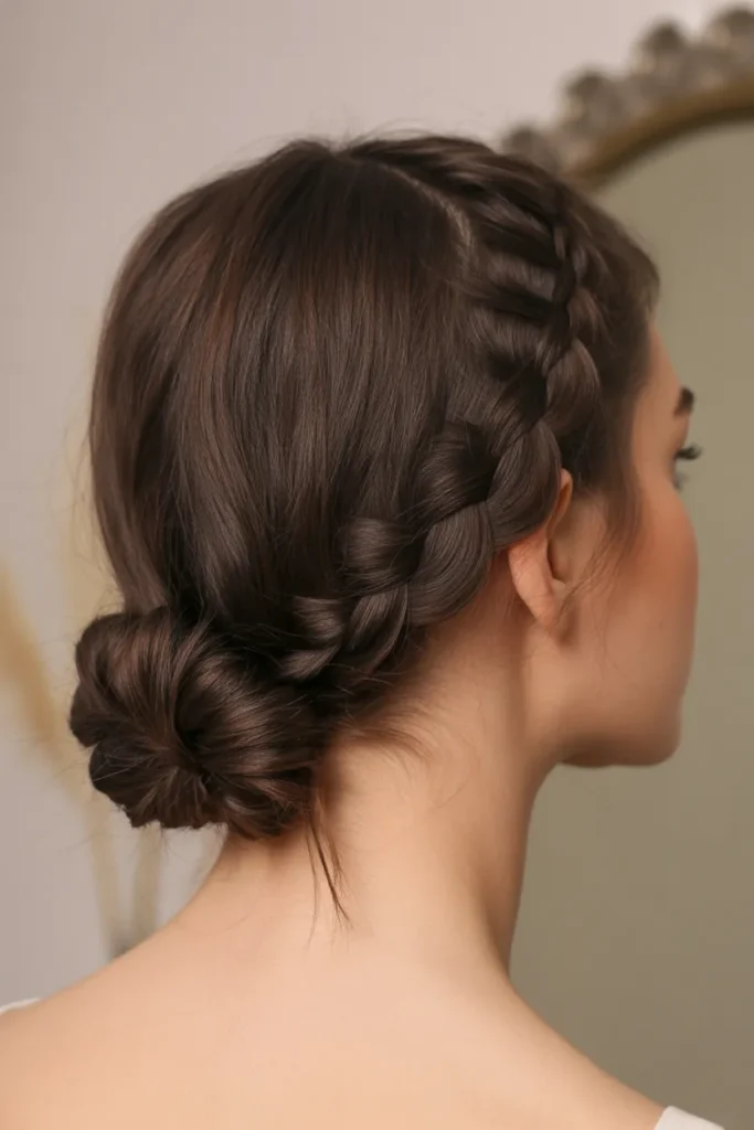 Braided Low Bun