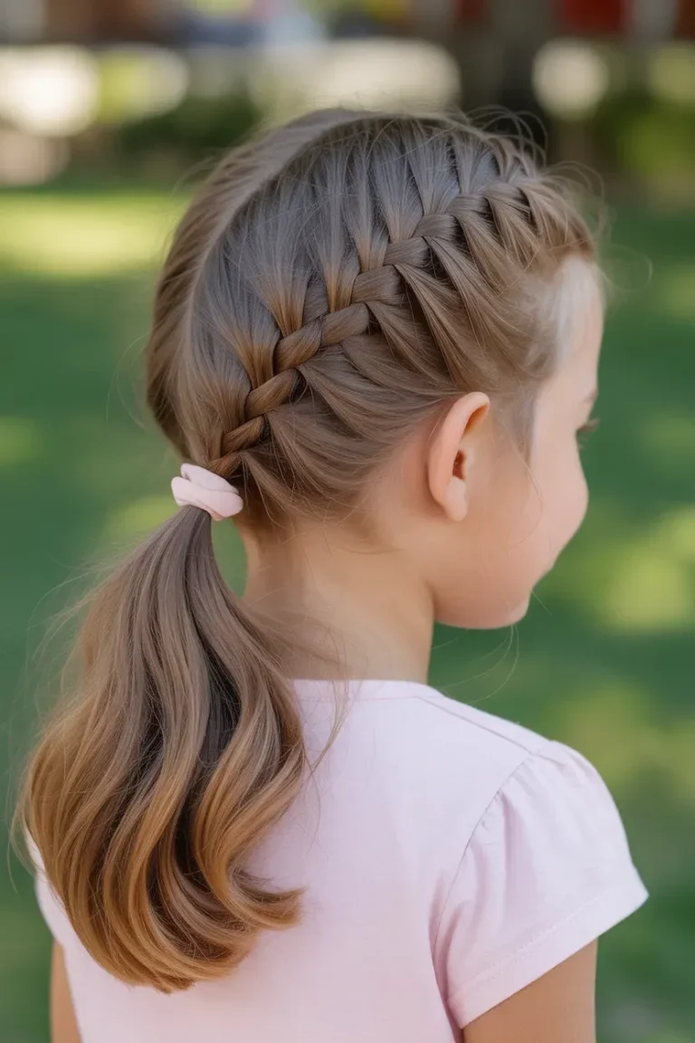 Braided Side Ponytail