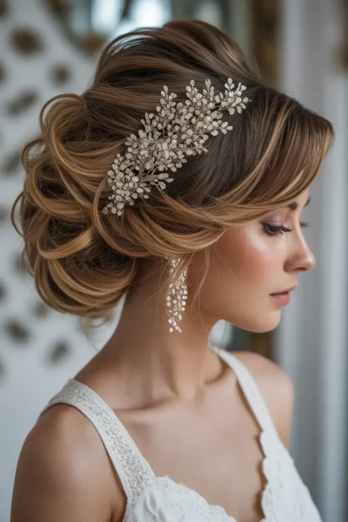 Bridal Hairpiece Updo