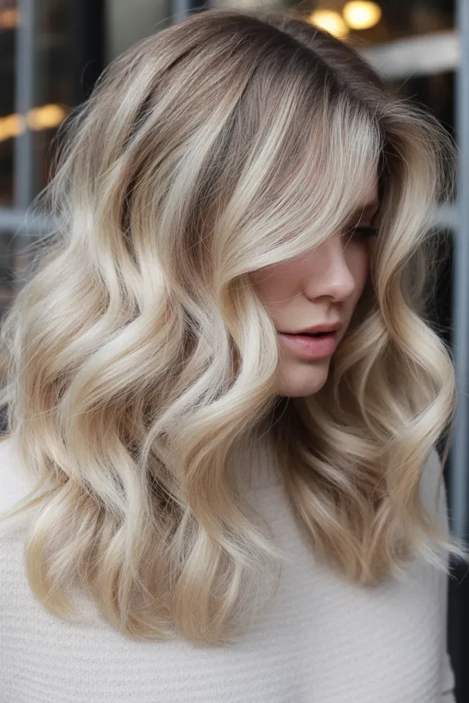 Champagne Blonde Waves