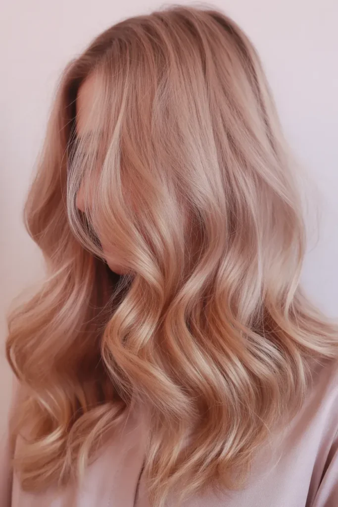 Champagne Rose Waves