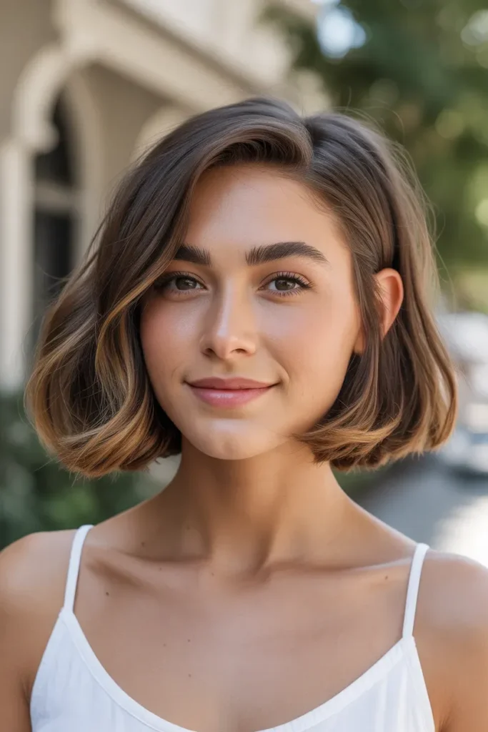 Chin Length Flip Bob