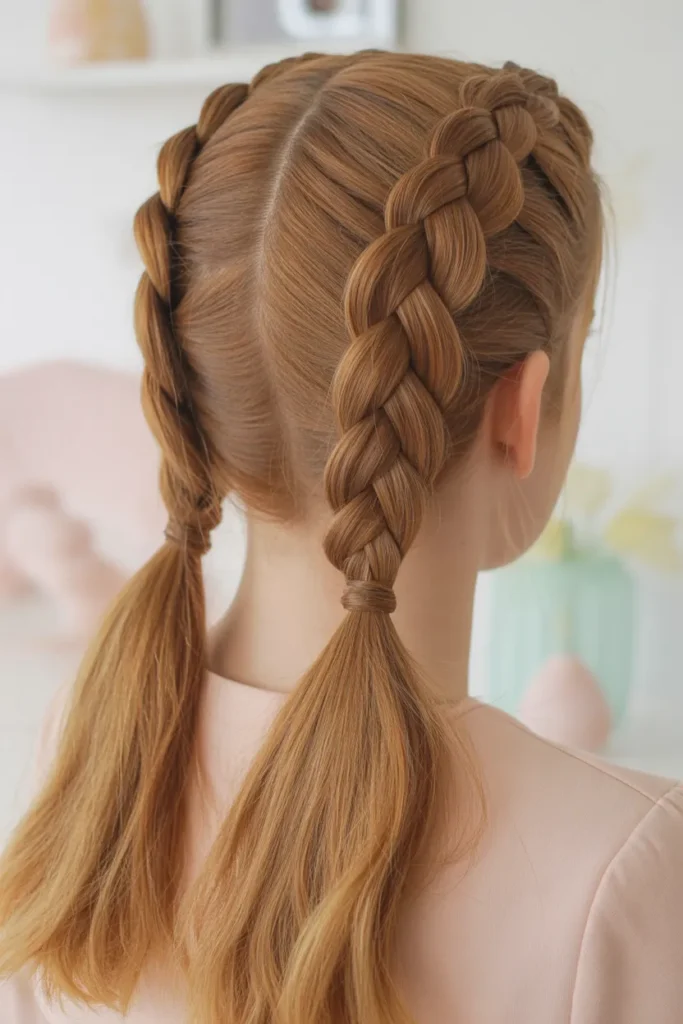 Classic Dutch Pigtails