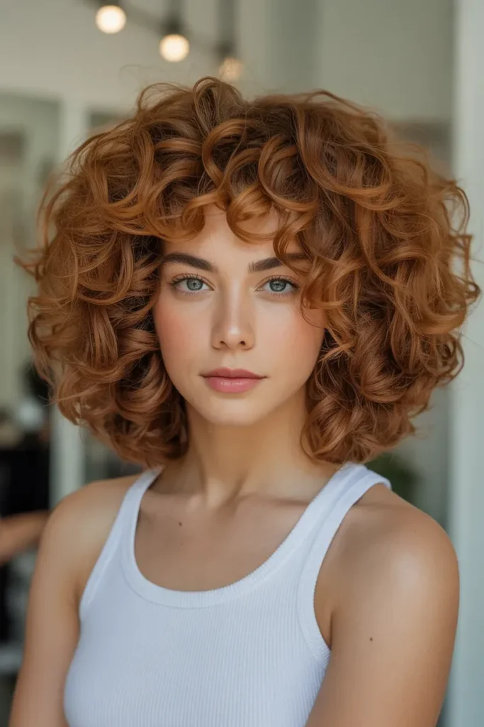 Curly Volume Bob