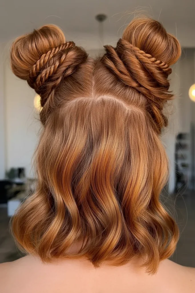 Double Twisted Buns