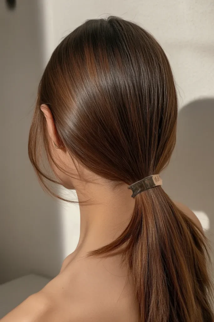 Elegant Low Ponytail