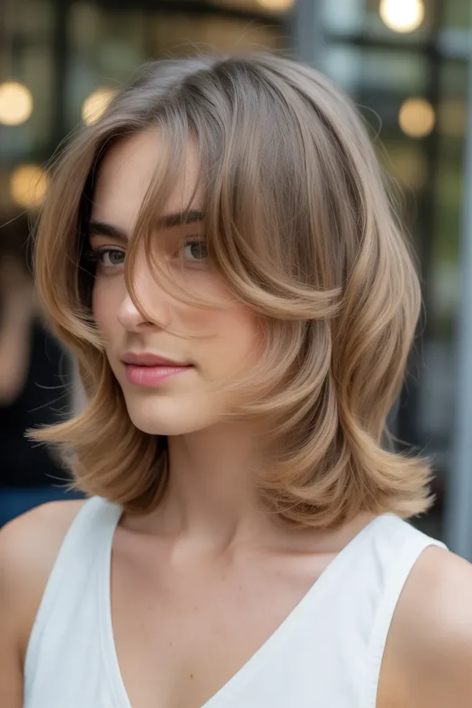 Feathered Shoulder Cut