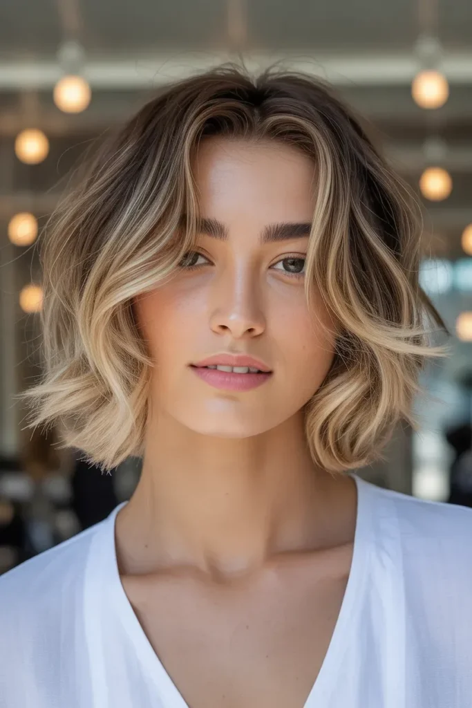 Feathered Soft Bob