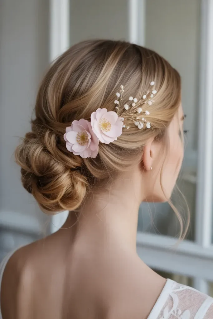 Floral Pin Updo