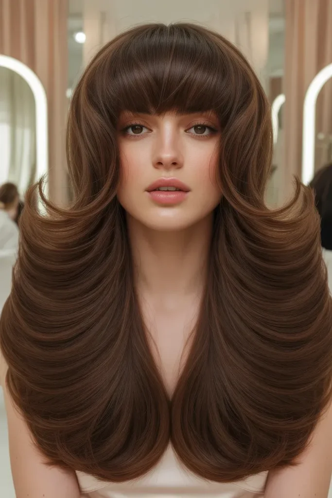 Glam Curtain Blowout