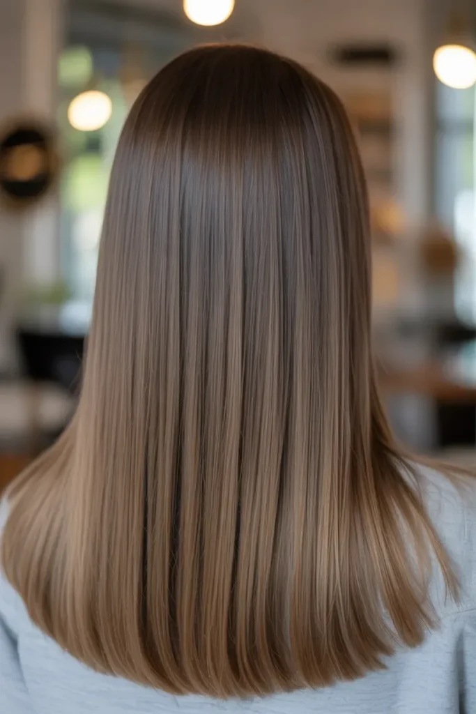 Glossy Bronde Straight