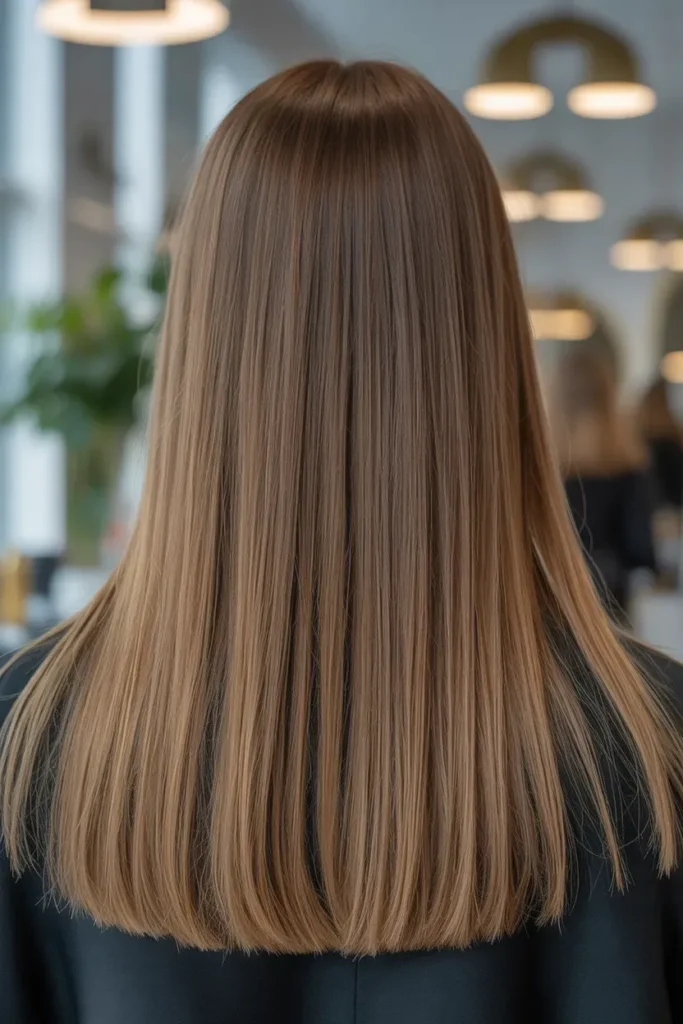 Golden Blonde Straight Layers