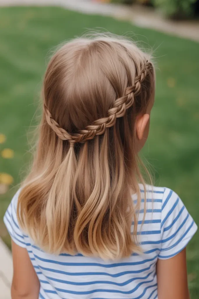 Half-Up Braided Style