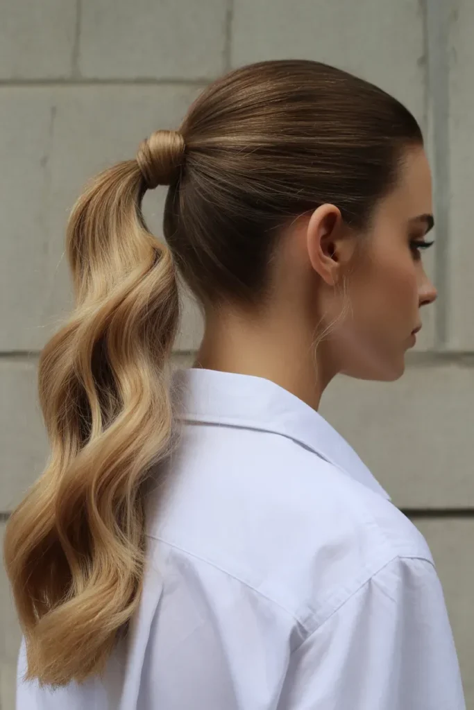 Half-Up Sleek Pony