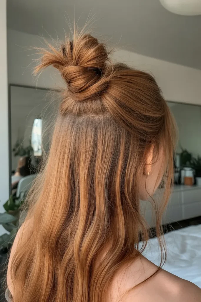 Half-Up Top Knot