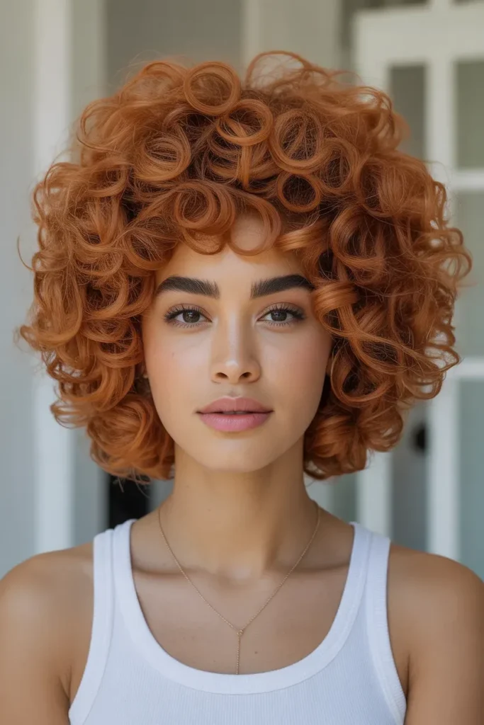High Curly Puff