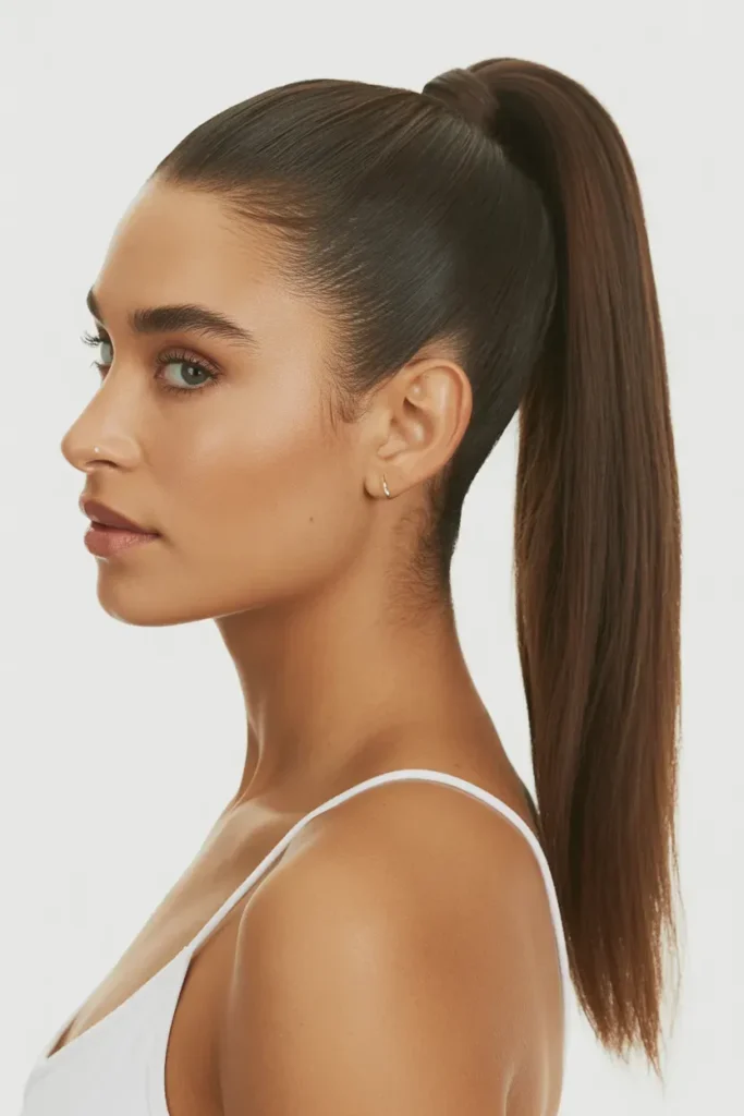 High Sleek Ponytail