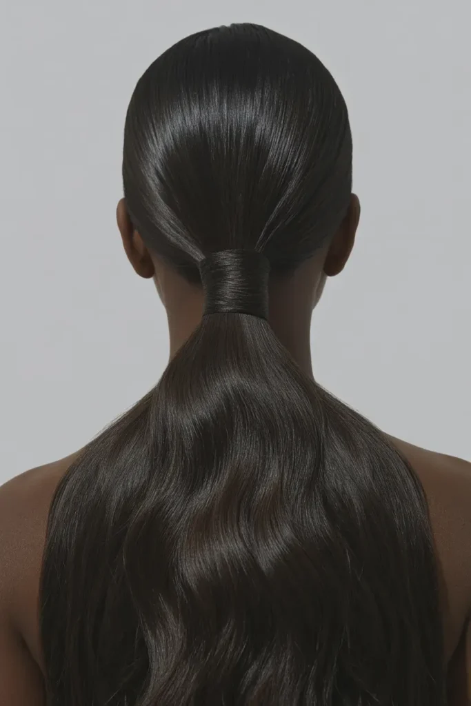 High Sleek Ponytail