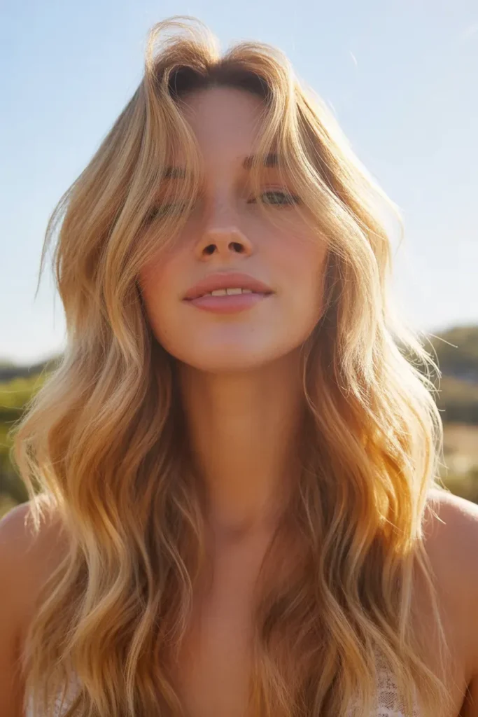Honey Blonde Waves