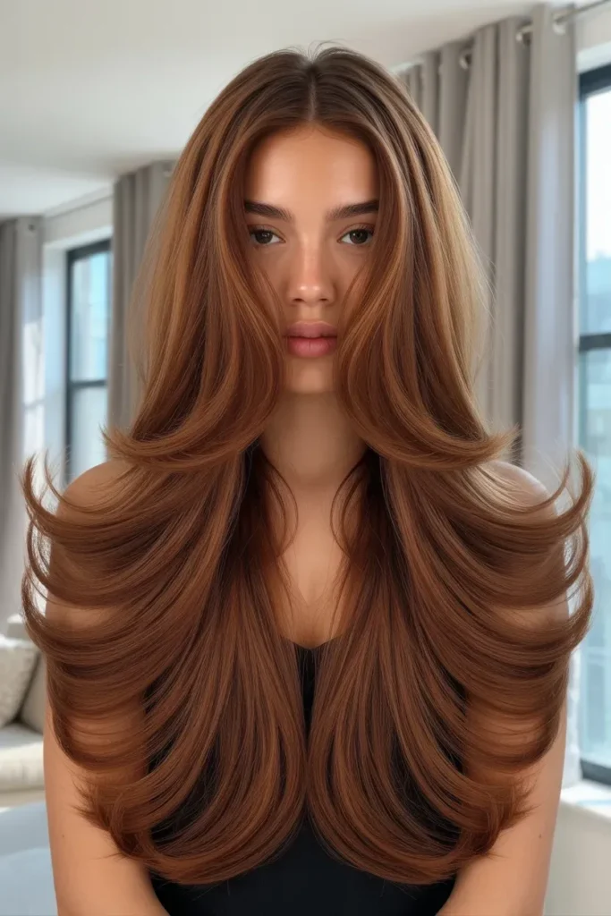 Long Layered Blowout