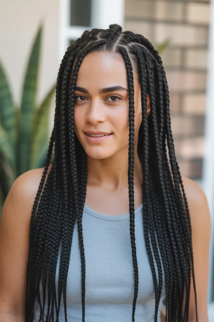 Loose Box Braids