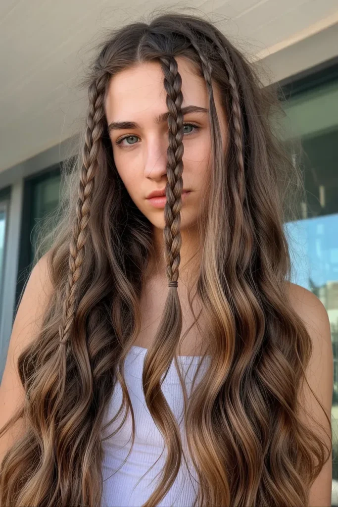 Loose Mushroom Braids