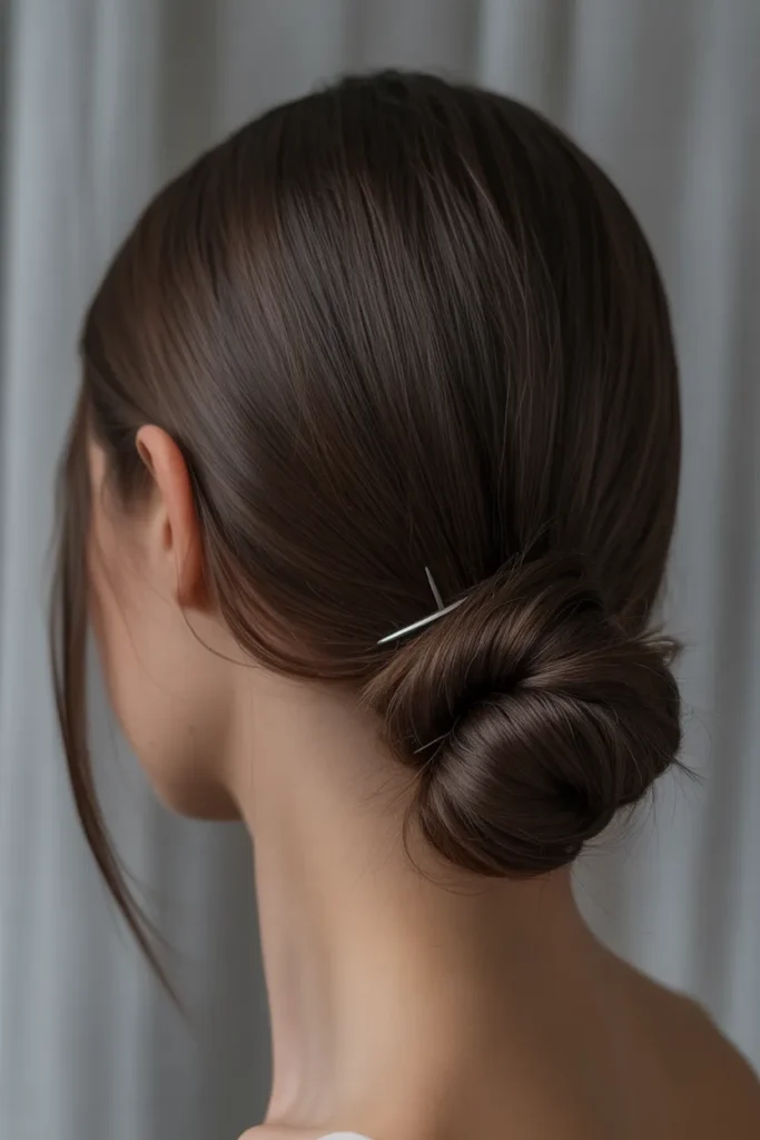 Low Chignon Bun