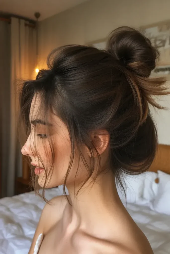 Messy Bun Style