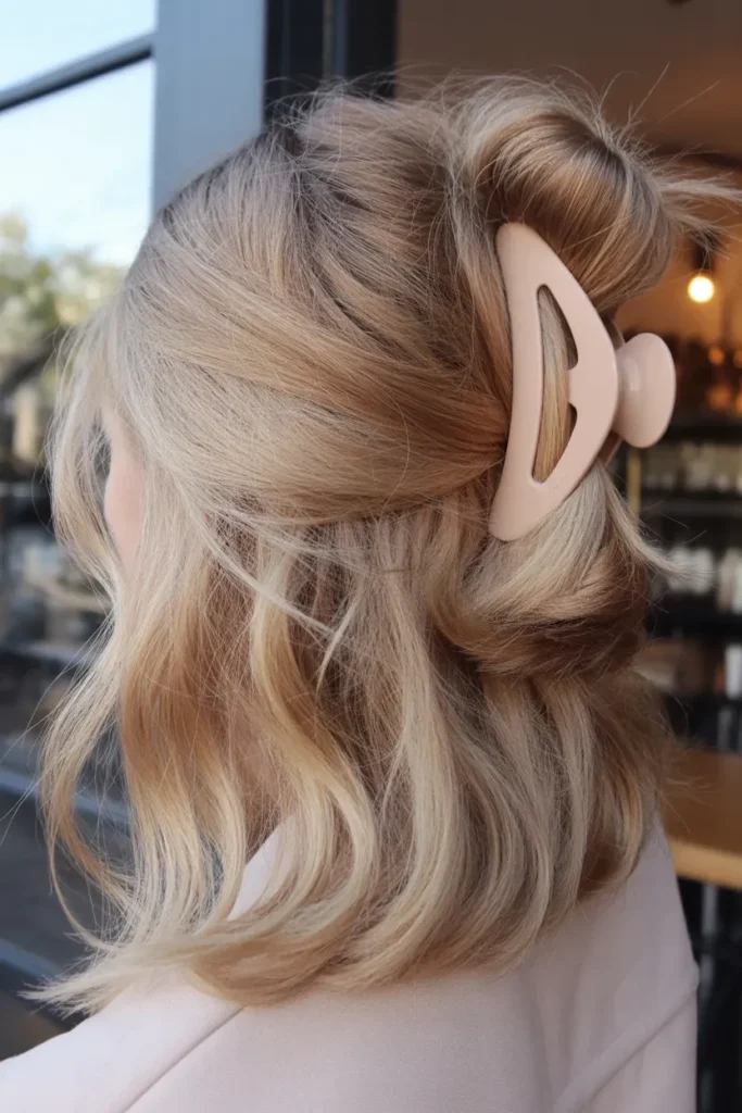 Messy Clip Bun