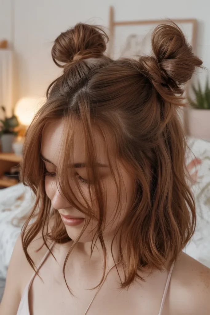 Messy Space Buns