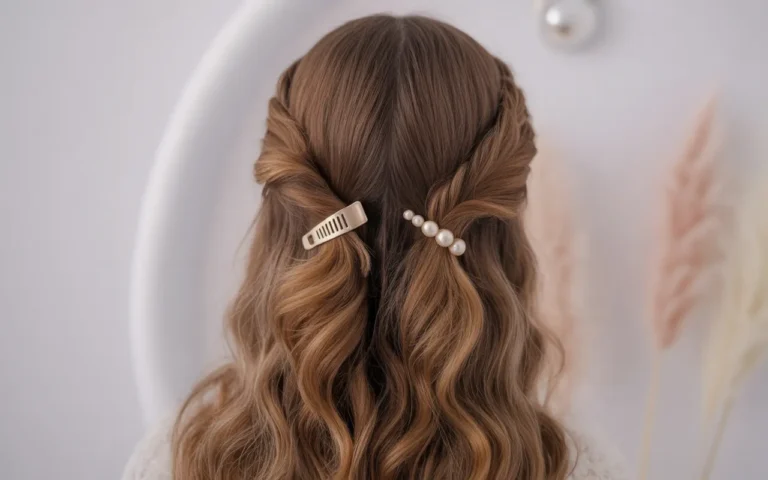 16 Half Up Claw Clip Hairstyle Ideas for Stylish Hair