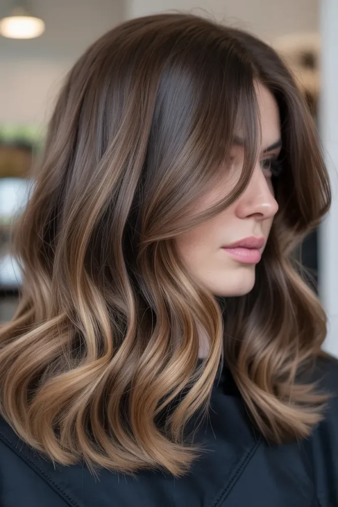 Mocha Balayage Layers